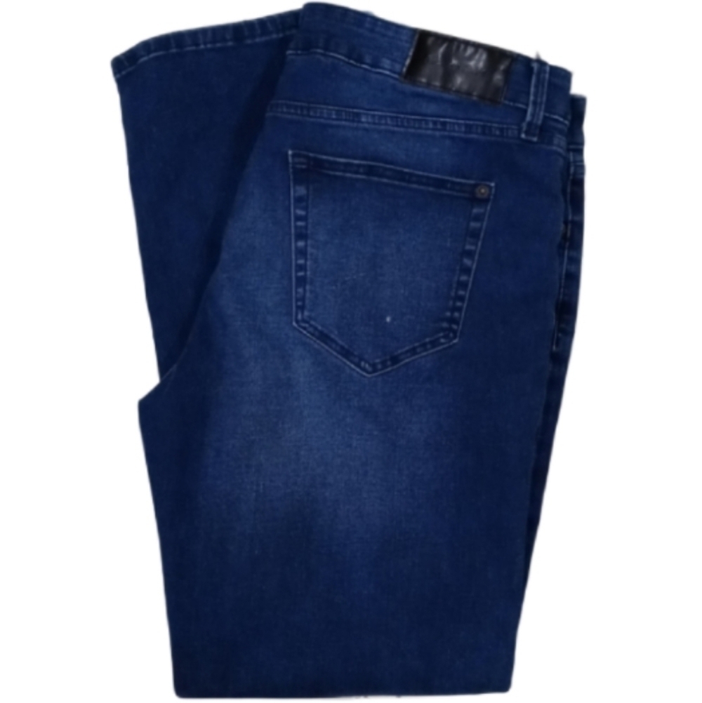 Tahari blue jeans size 38 dark blue
